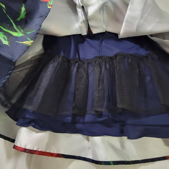 Teeze Me Short Homecoming Dress Floral Bottom  Juniors Size 5 NWT - Picture 9 of 9